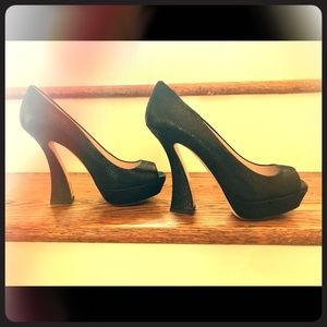 Designer Black Pumps